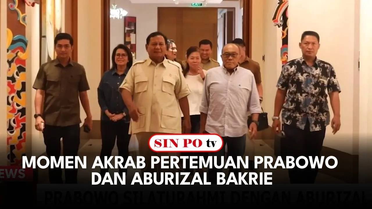 Momen Akrab Pertemuan Prabowo dan Aburizal Bakrie