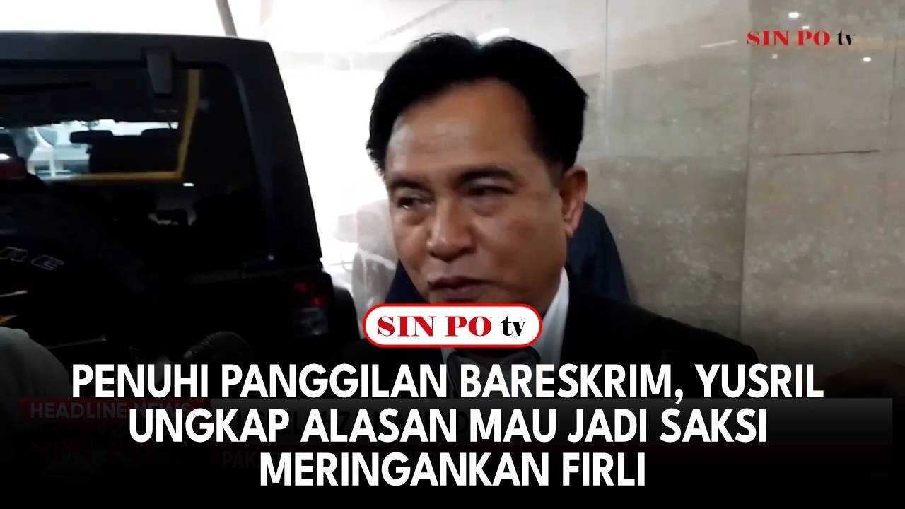 Penuhi Panggilan Bareskrim, Yusril Ungkap Alasan Mau Jadi Saksi Meringankan Firli