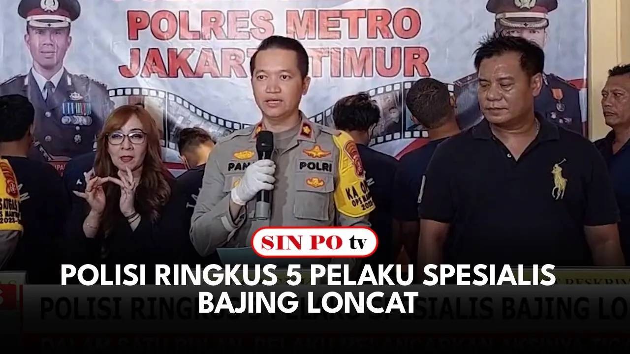 Polisi Ringkus 5 Pelaku Spesialis Bajing Loncat