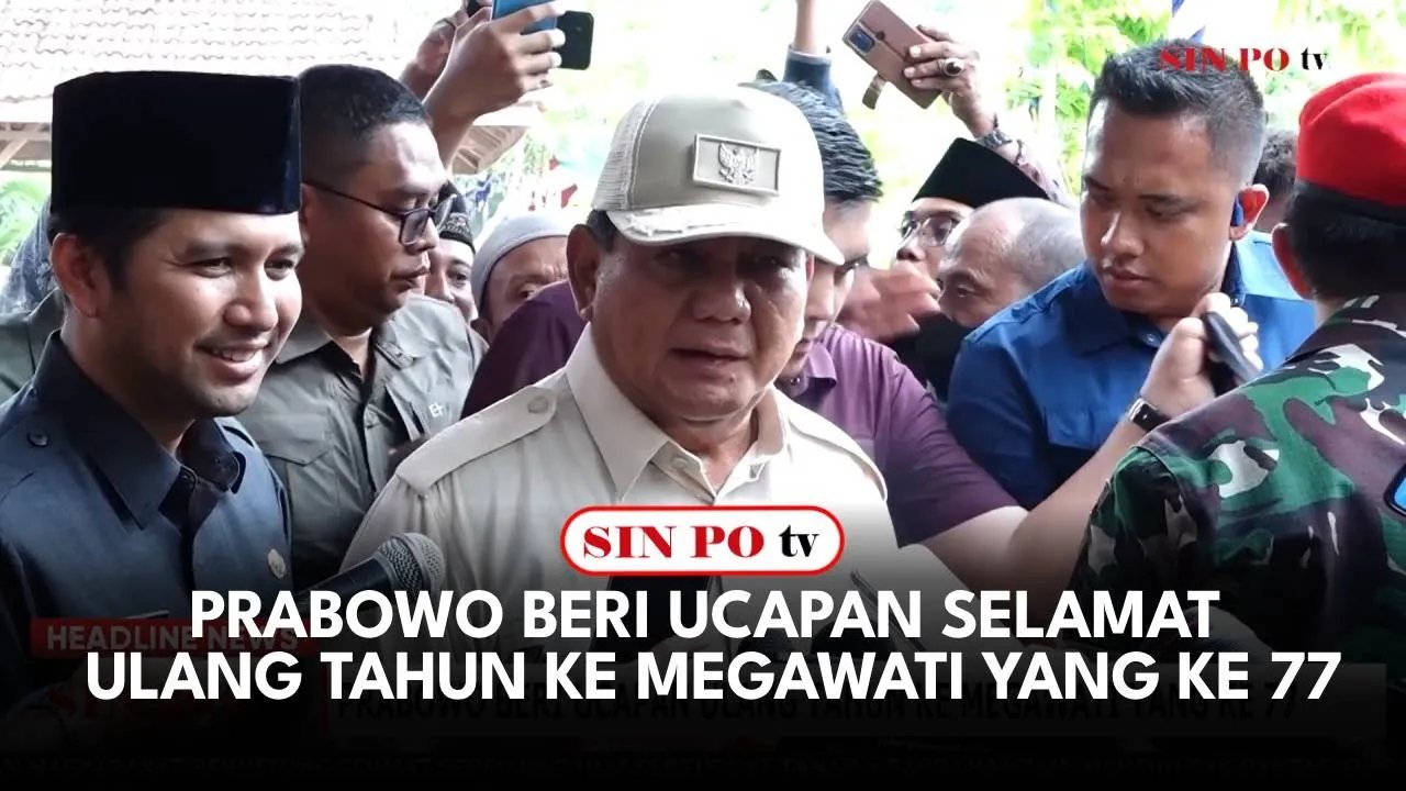 Prabowo Beri Ucapan Selamat Ulang Tahun Ke Megawati Yang Ke