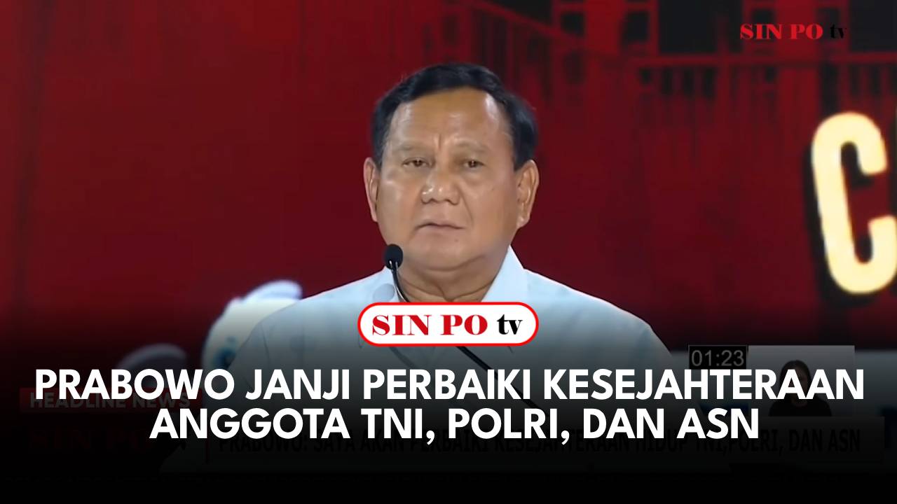 Prabowo Janji Perbaiki Kesejahteraan Anggota TNI, Polri, Dan ASN