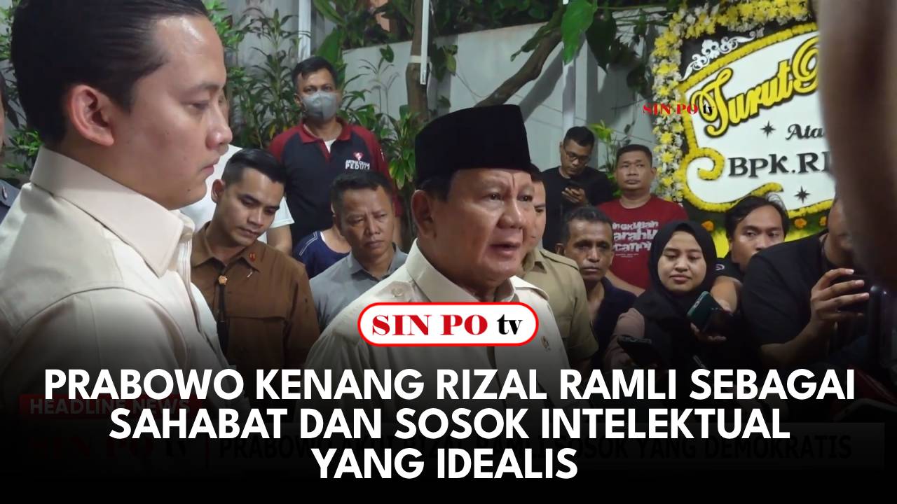 Prabowo Kenang Rizal Ramli Sebagai Sahabat Dan Sosok Intelektual Yang Idealis