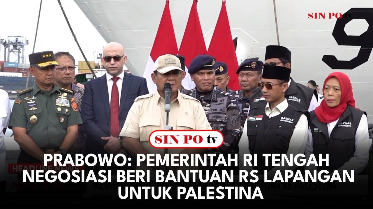 Prabowo: Pemerintah RI Tengah Negosiasi Beri Bantuan RS Lapangan untuk Palestina