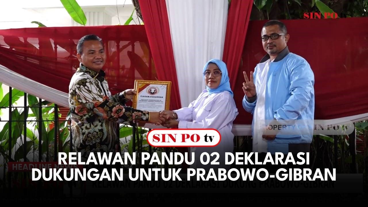 Relawan Pandu 02 Deklarasi Dukungan Untuk Prabowo-Gibran