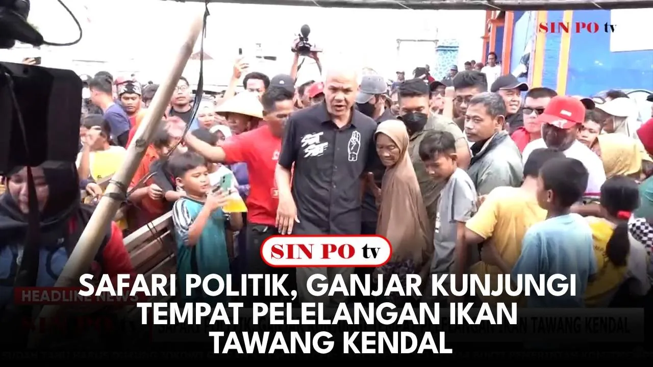 Safari Politik, Ganjar Kunjungi Tempat Pelelangan Ikan Tawang Kendal