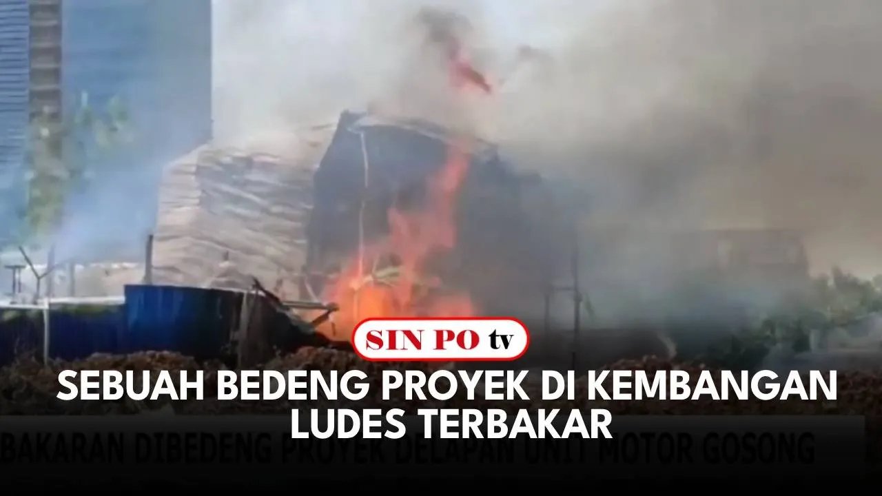 Sebuah Bedeng Proyek Di Kembangan Ludes Terbakar