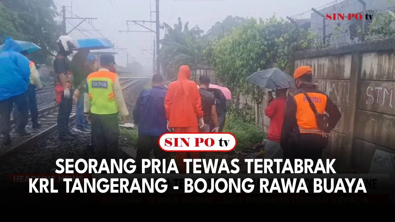 Seorang Pria Tewas Tertabrak KRL Tangerang - Bojong Rawa Buaya