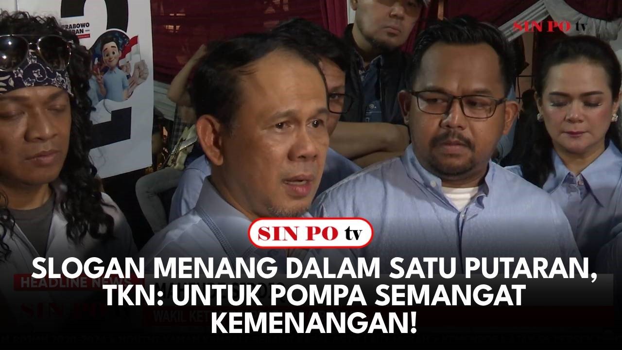 Slogan Menang Dalam Satu Putaran, TKN: Untuk Pompa Semangat Kemenangan!