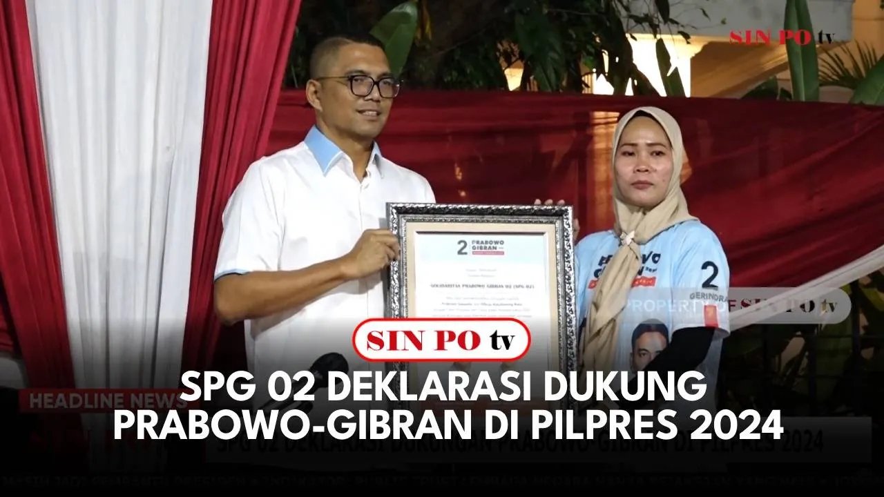 SPG 02 Deklarasi Dukung Prabowo-Gibran Di Pilpres 2024