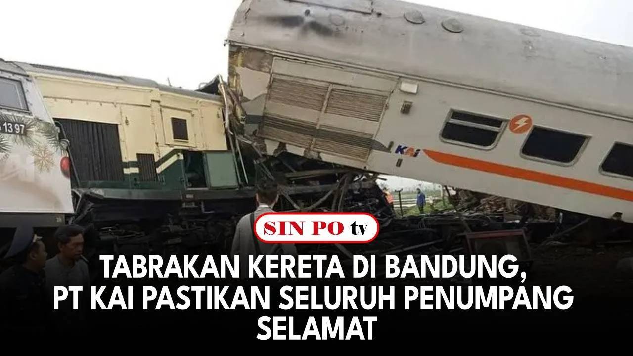 Tabrakan Kereta Di Bandung, PT KAI Pastikan Seluruh Penumpang Selamat