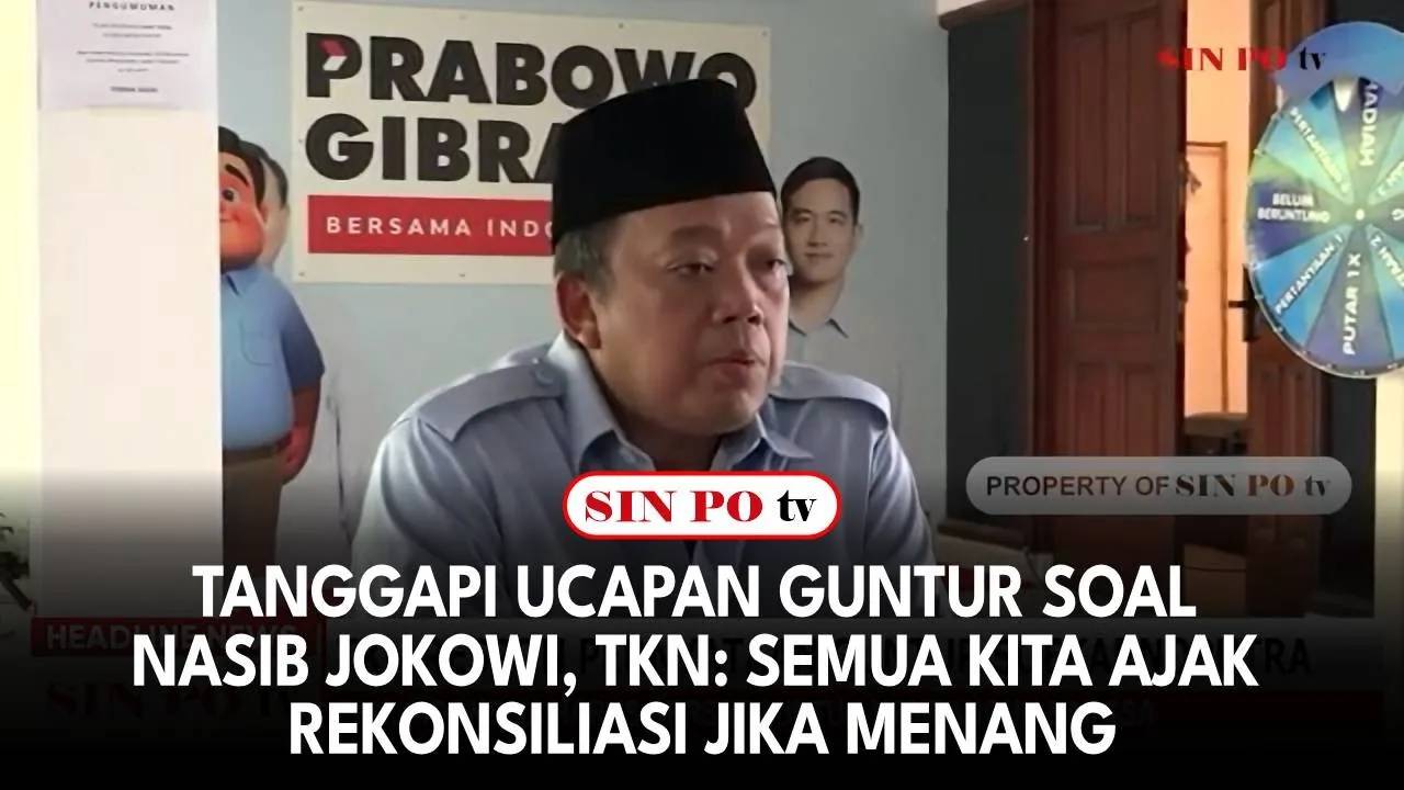 Tanggapi Ucapan Guntur Soal Nasib Jokowi, TKN: Semua Kita Ajak Rekonsiliasi Jika Menang