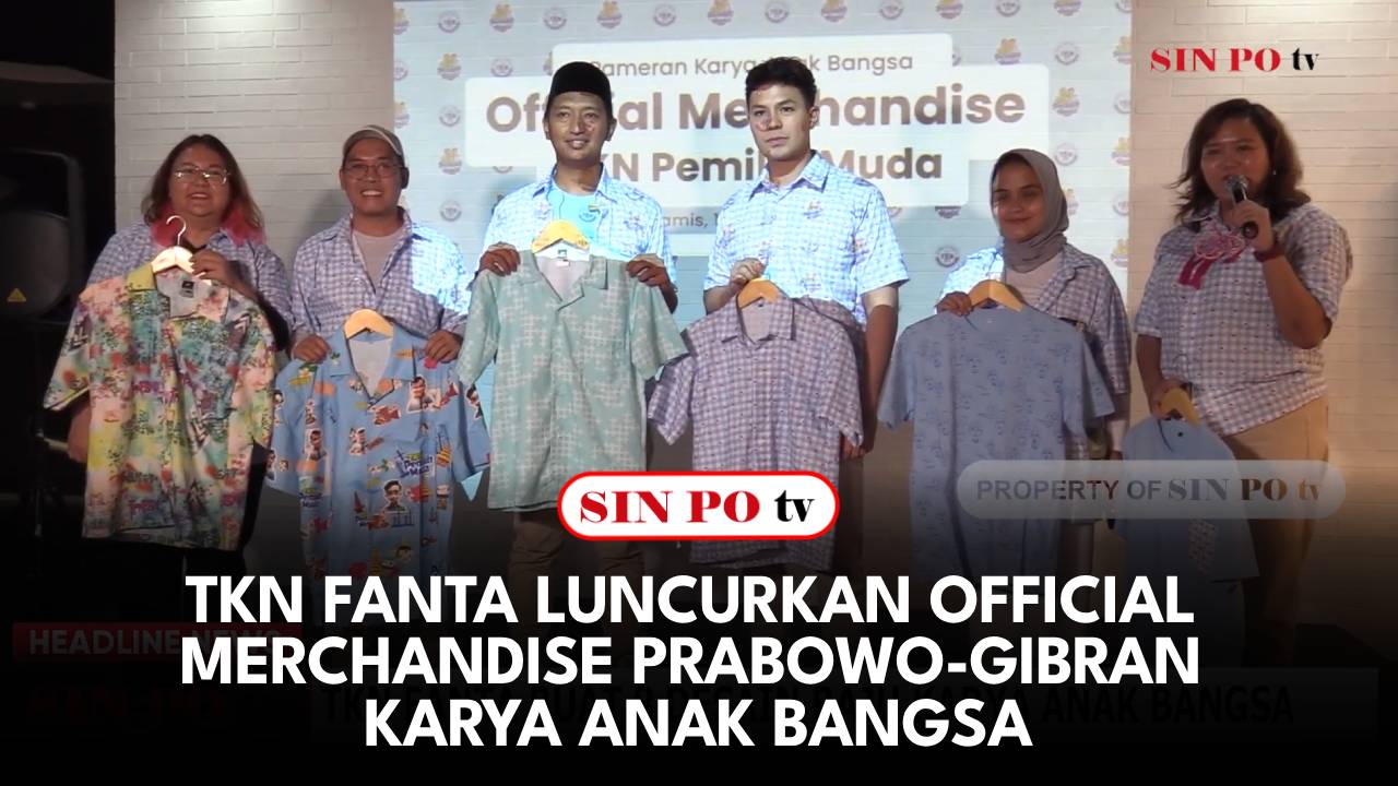 TKN Fanta Luncurkan Official Merchandise Prabowo-Gibran Karya Anak Bangsa