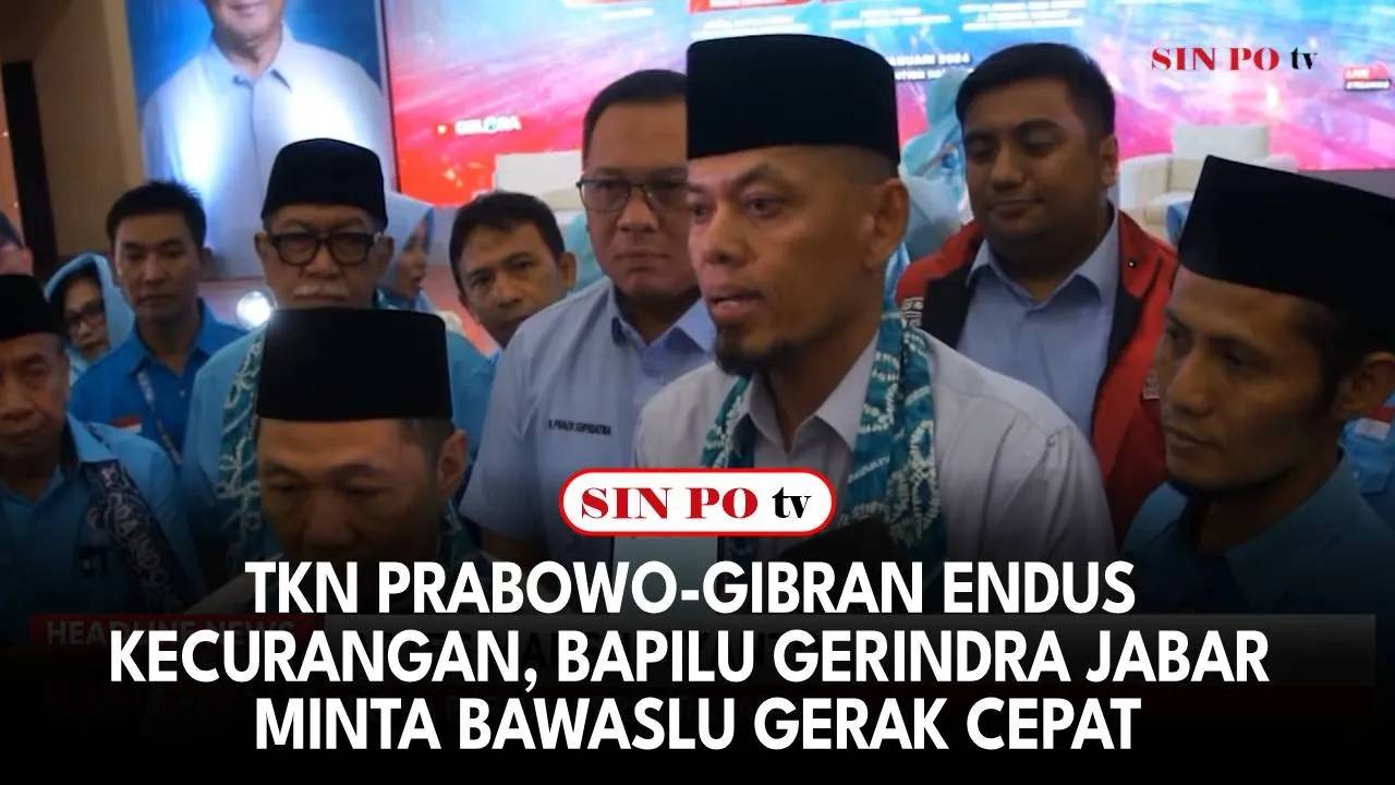 TKN Prabowo-Gibran Endus Kecurangan, Bapilu Gerindra Jabar Minta Bawaslu Gerak Cepat