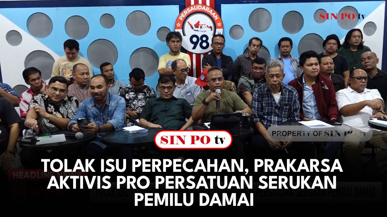 Tolak Isu Perpecahan, Prakarsa Aktivis Pro Persatuan Serukan Pemilu Damai