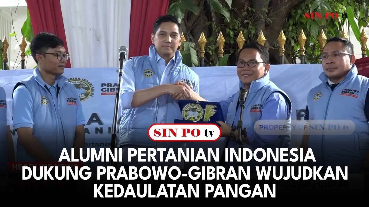 Alumni Pertanian Indonesia Dukung Prabowo-Gibran Wujudkan Kedaulatan Pangan