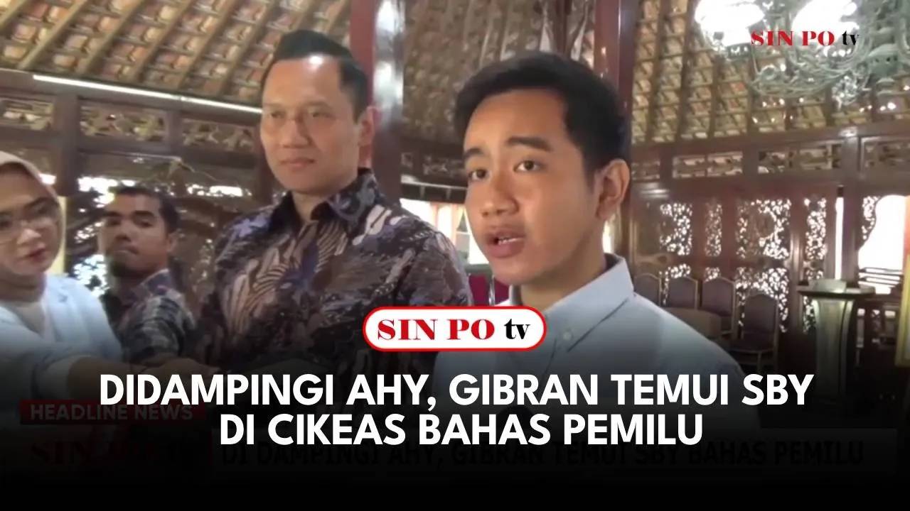 Didampingi AHY, Gibran Temui SBY di Cikeas Bahas Pemilu