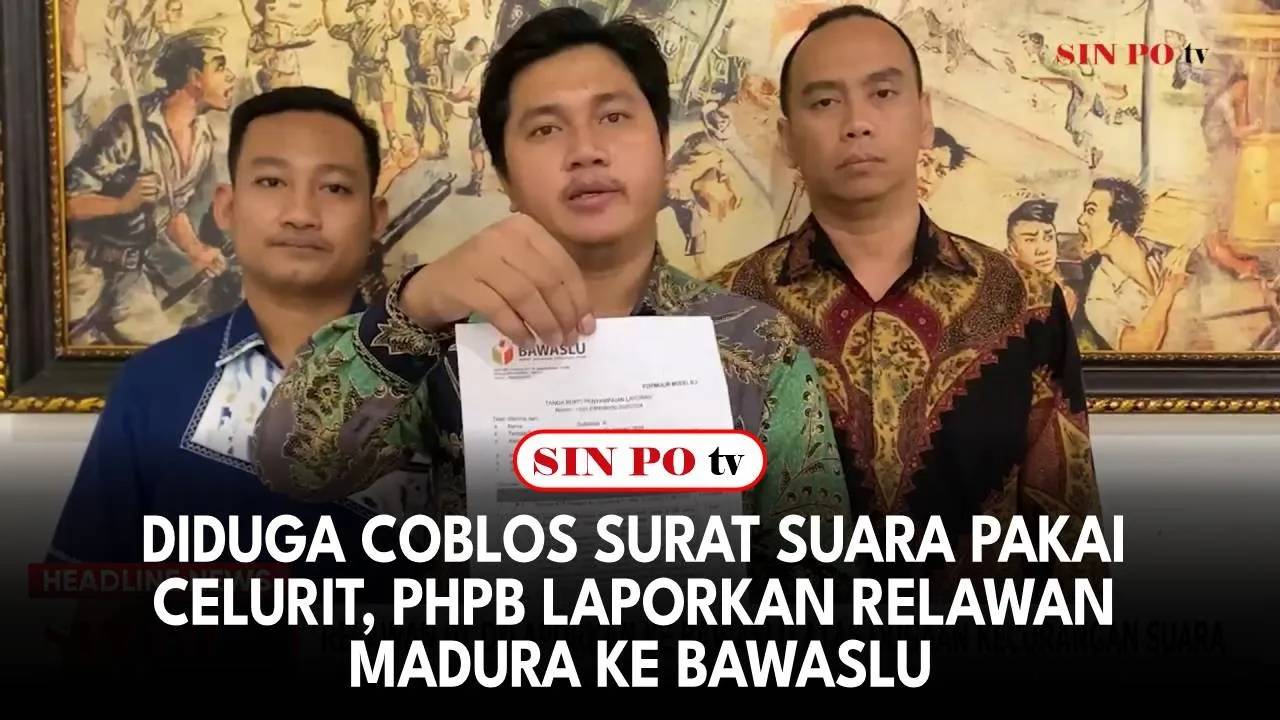 Diduga Coblos Surat Suara Pakai Celurit, PHPB Laporkan Relawan Madura Ke Bawaslu