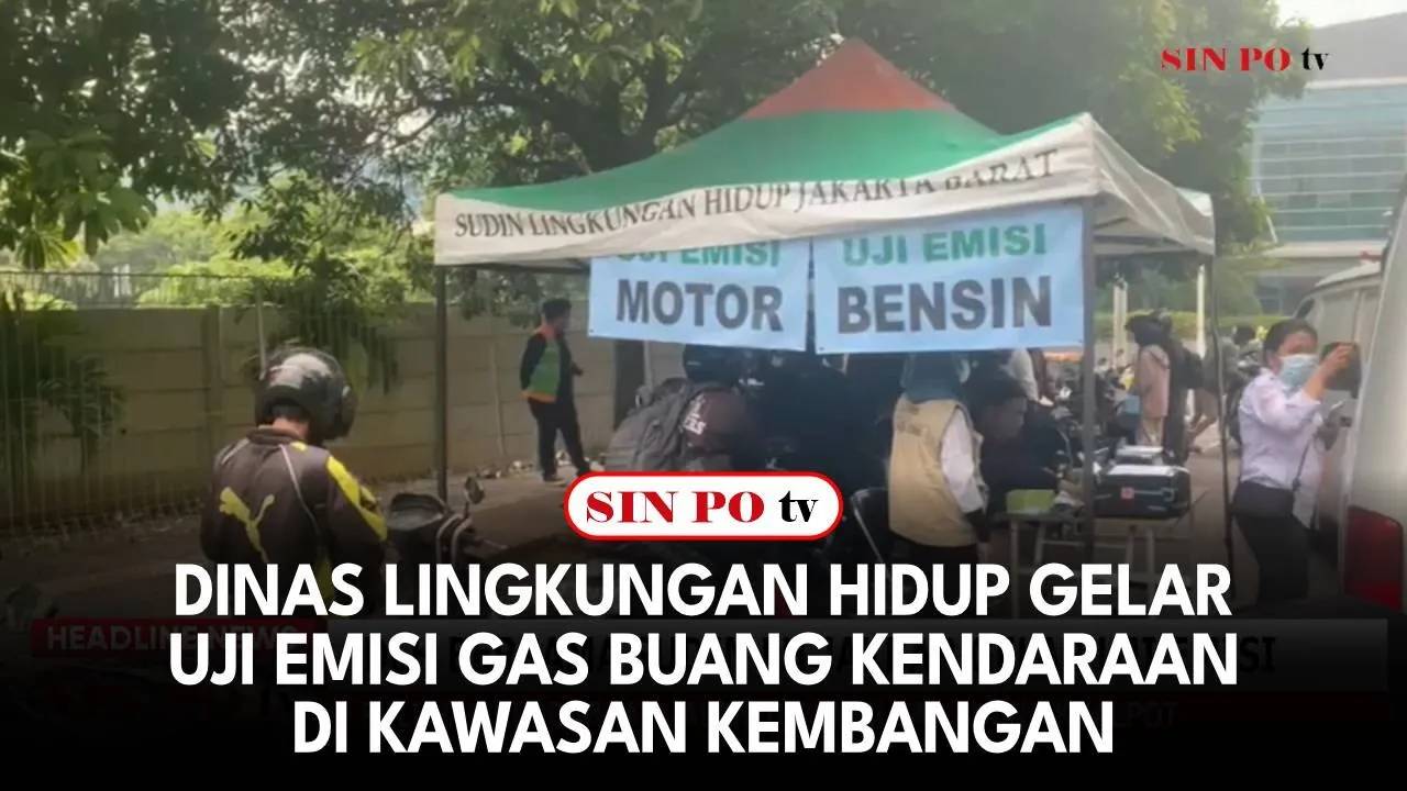 Dinas Lingkungan Hidup Gelar Uji Emisi Gas Buang Kendaraan Di Kawasan Kembangan