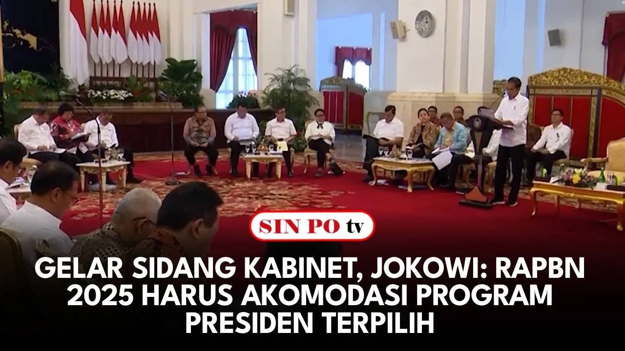 Gelar Sidang Kabinet, Jokowi: RAPBN 2025 Harus Akomodasi Program Presiden Terpilih