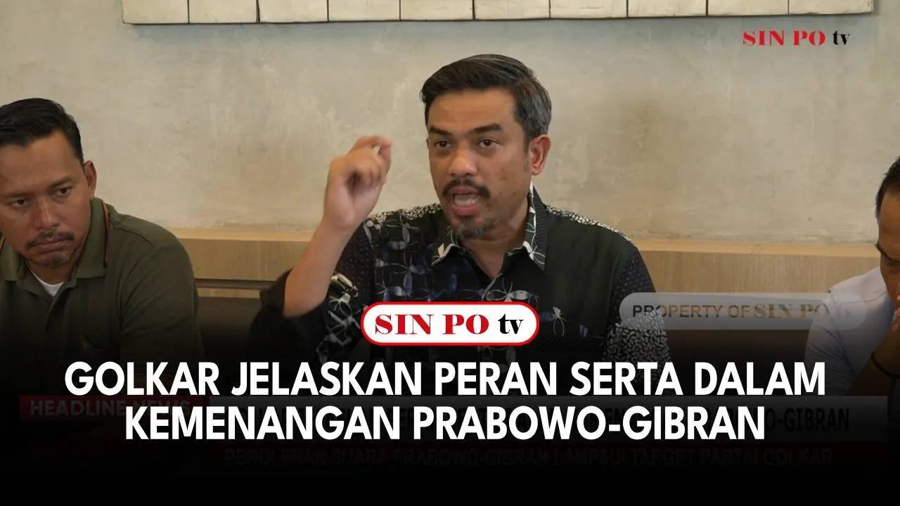 Golkar Jelaskan Peran Serta Dalam Kemenangan Prabowo-Gibran