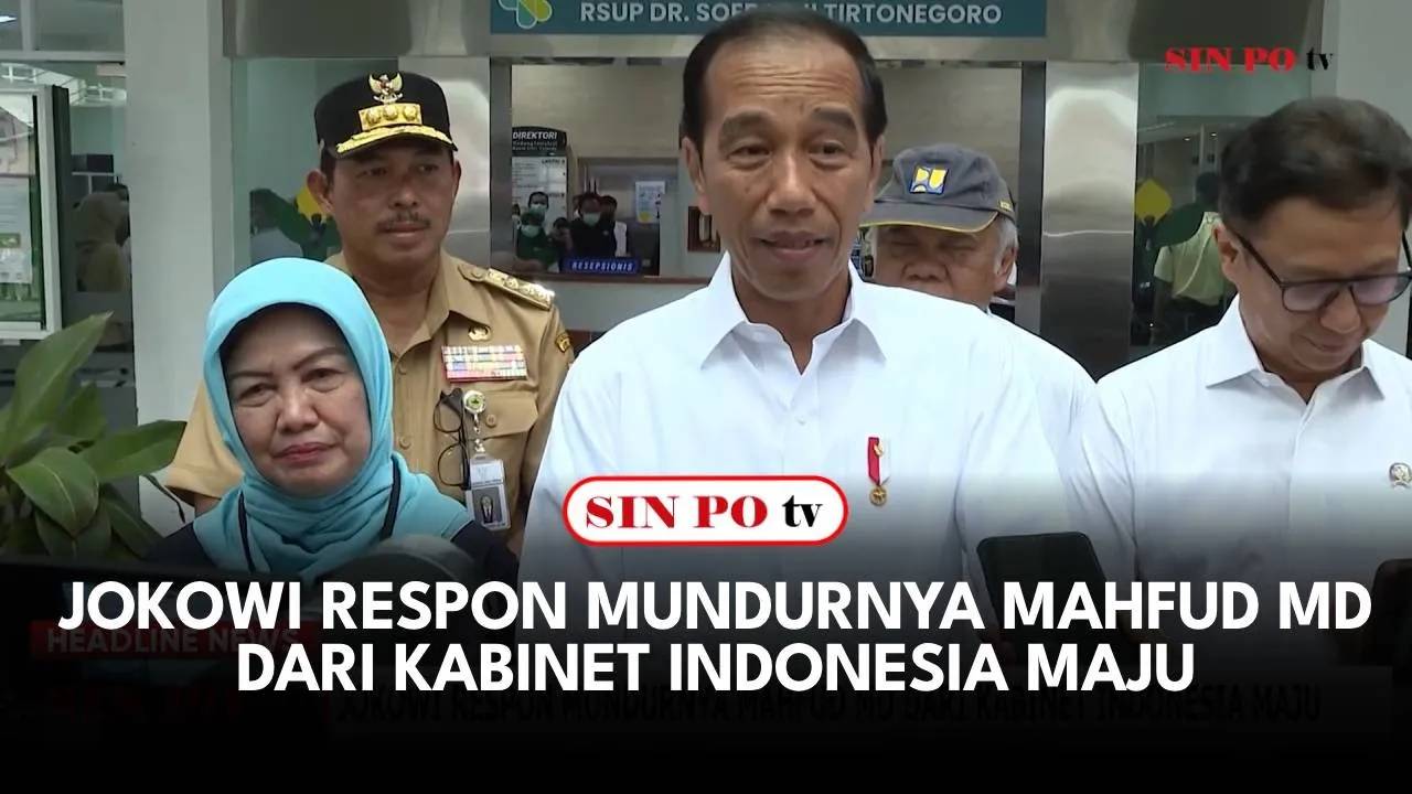 Jokowi Respon Mundurnya Mahfud MD Dari Kabinet Indonesia Maju