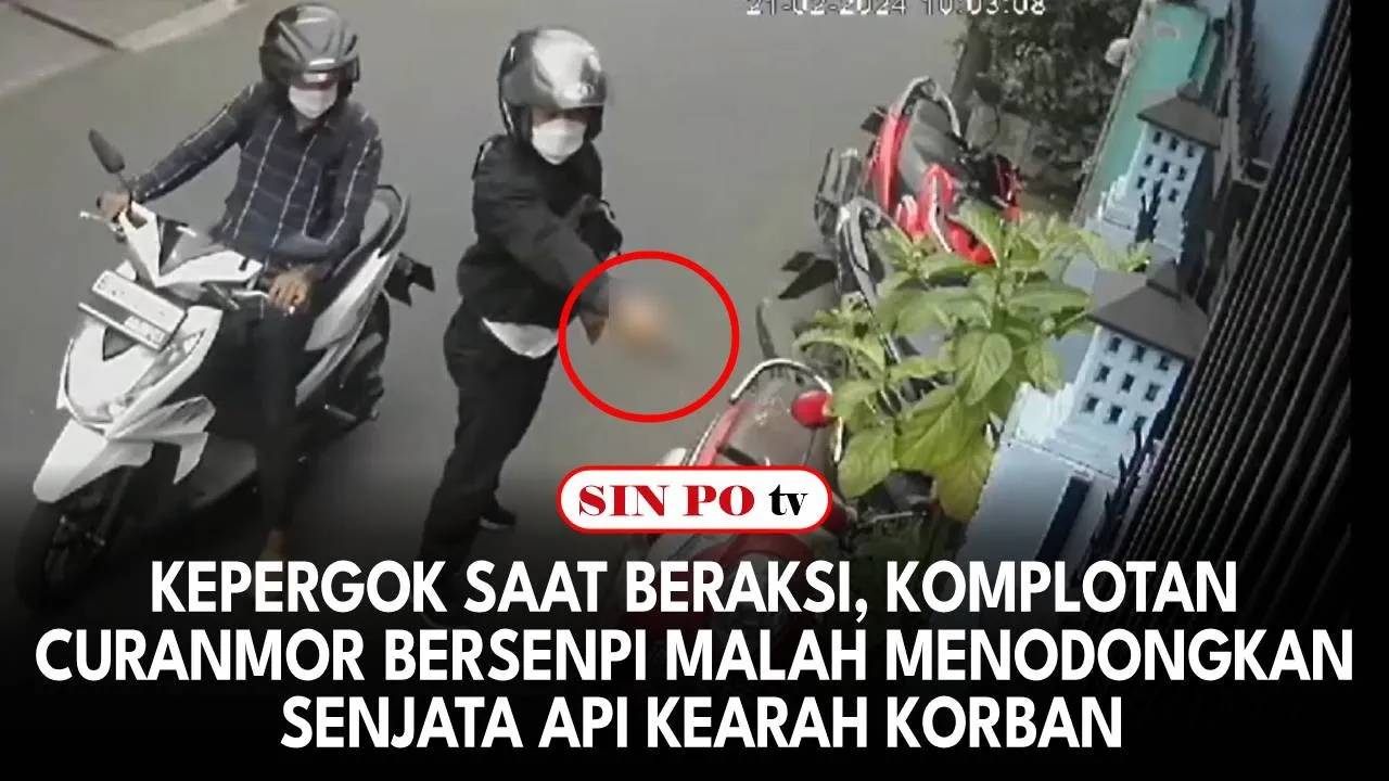 Kepergok Saat Beraksi, Komplotan Curanmor Bersenpi Malah Menodongkan Senjata Api Kearah Korban