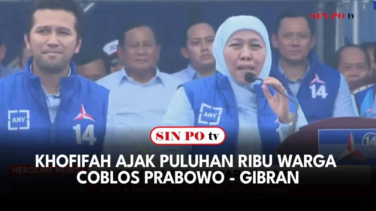 Khofifah Ajak Puluhan Ribu Warga Coblos Prabowo - Gibran