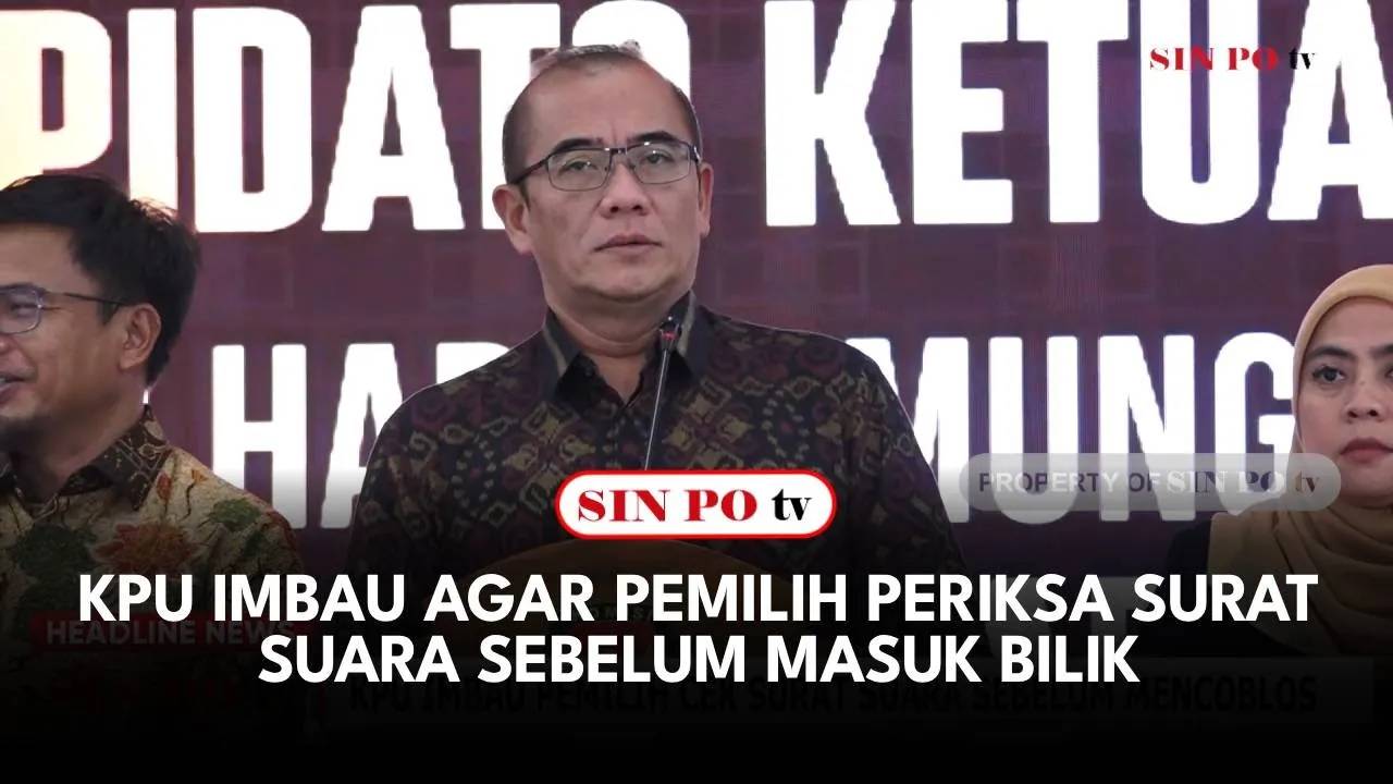 KPU Imbau Agar Pemilih Periksa Surat Suara Sebelum Masuk Bilik