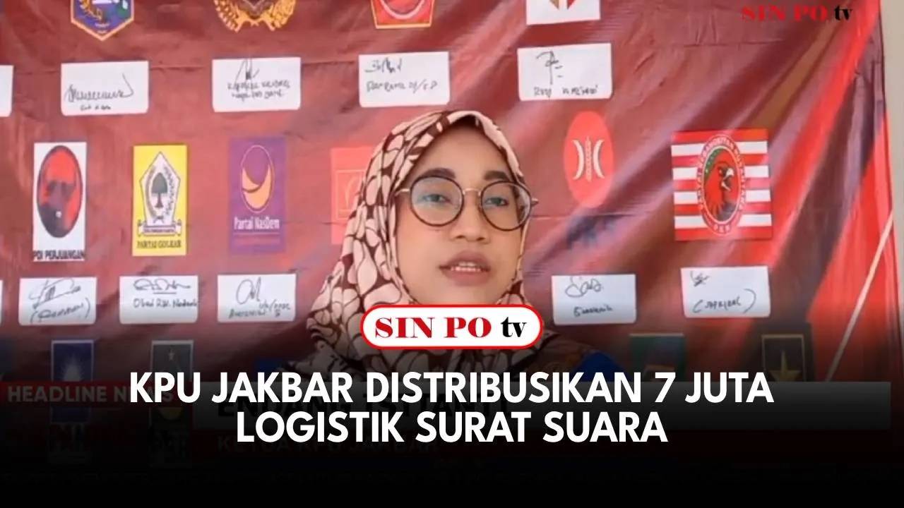 KPU Jakbar Distribusikan 7 Juta Logistik Surat Suara