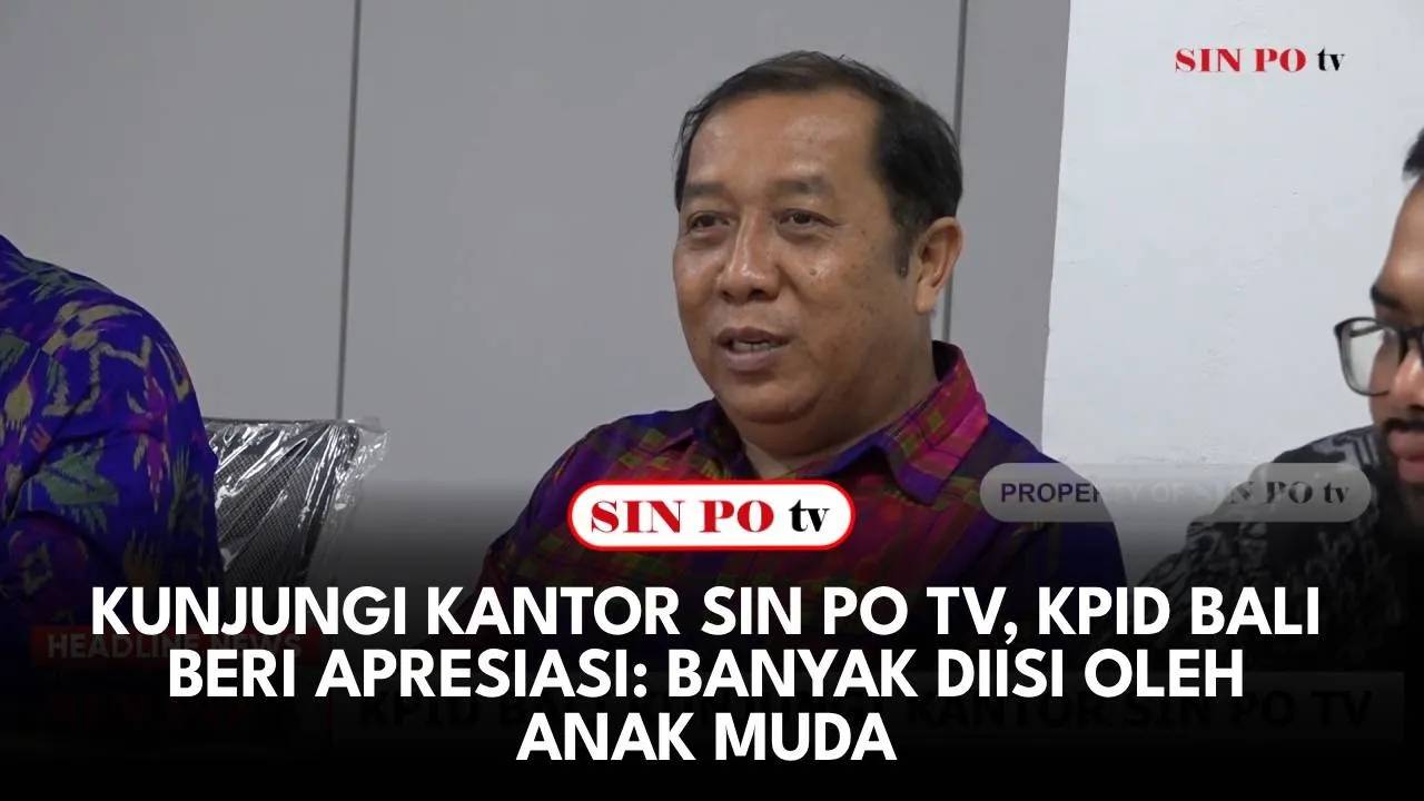 Kunjungi Kantor SIN PO tv, KPID Bali Beri Apresiasi: Banyak Diisi Oleh Anak Muda