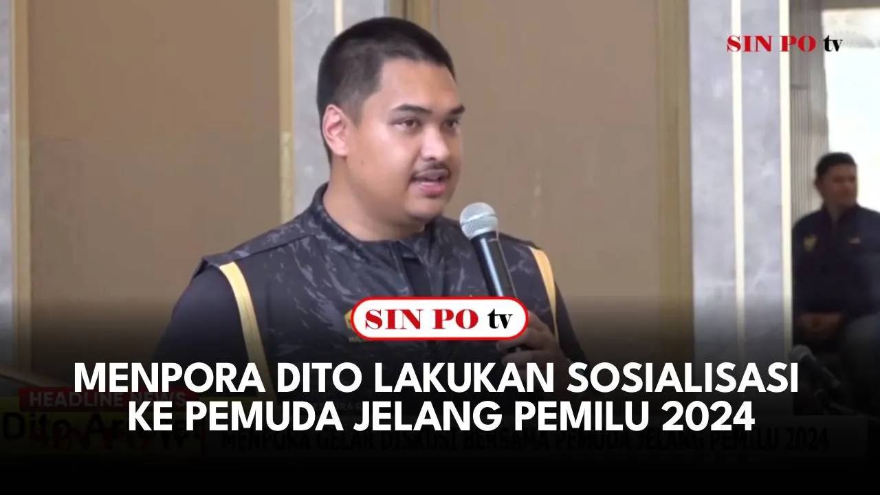 Menpora Dito Lakukan Sosialisasi ke Pemuda Jelang Pemilu 2024