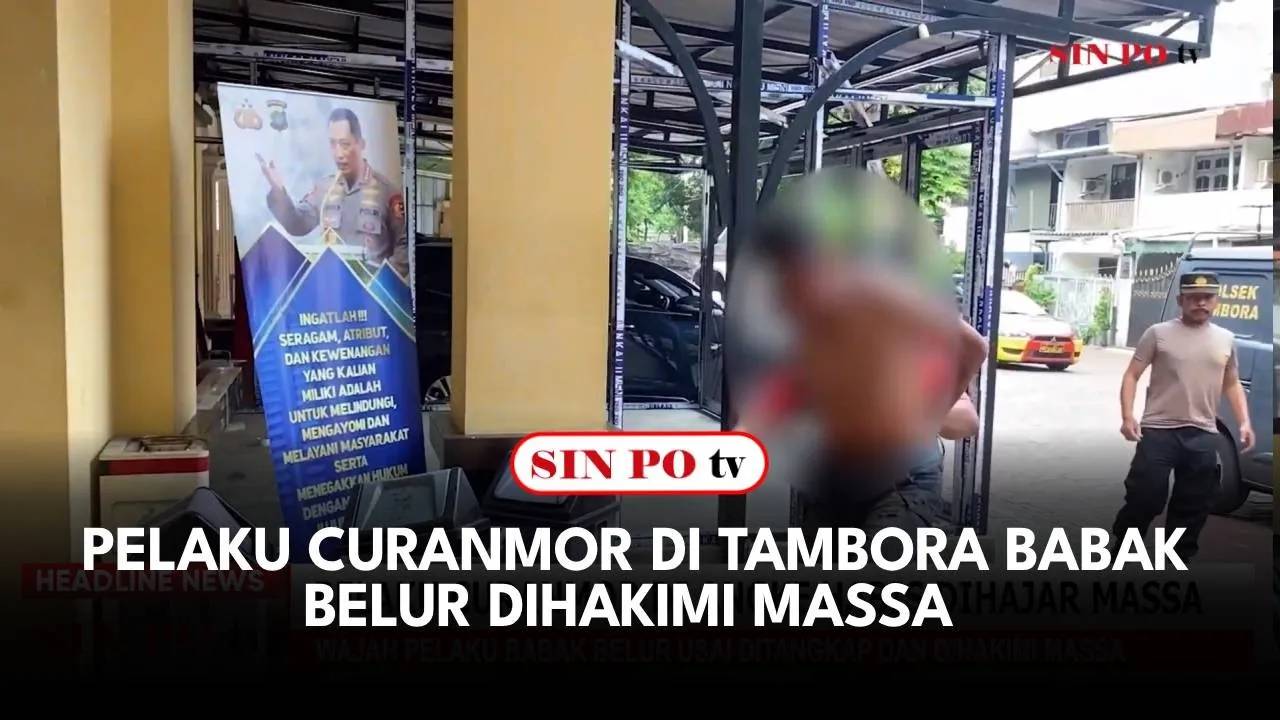 Pelaku Curanmor di Tambora Babak Belur Dihakimi Massa