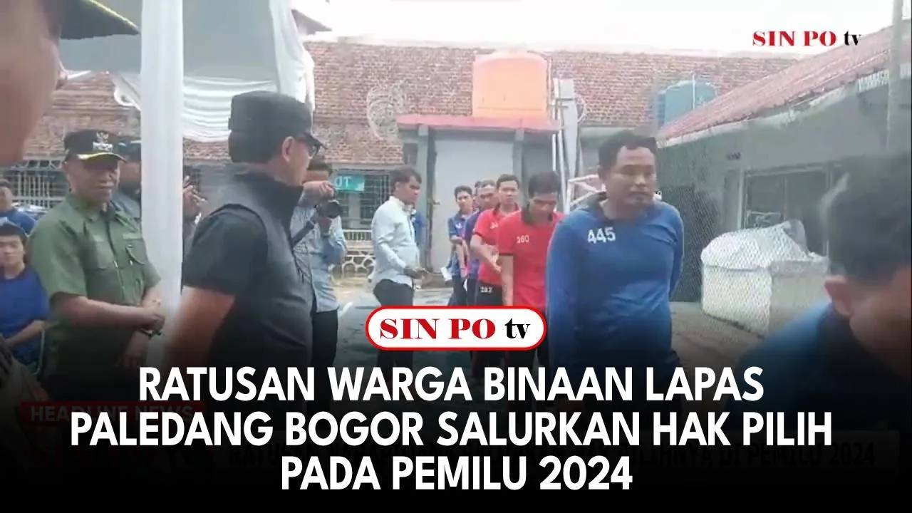 Ratusan Warga Binaan Lapas Paledang Bogor, Salurkan Hak Pilih Pada Pemilu 2024