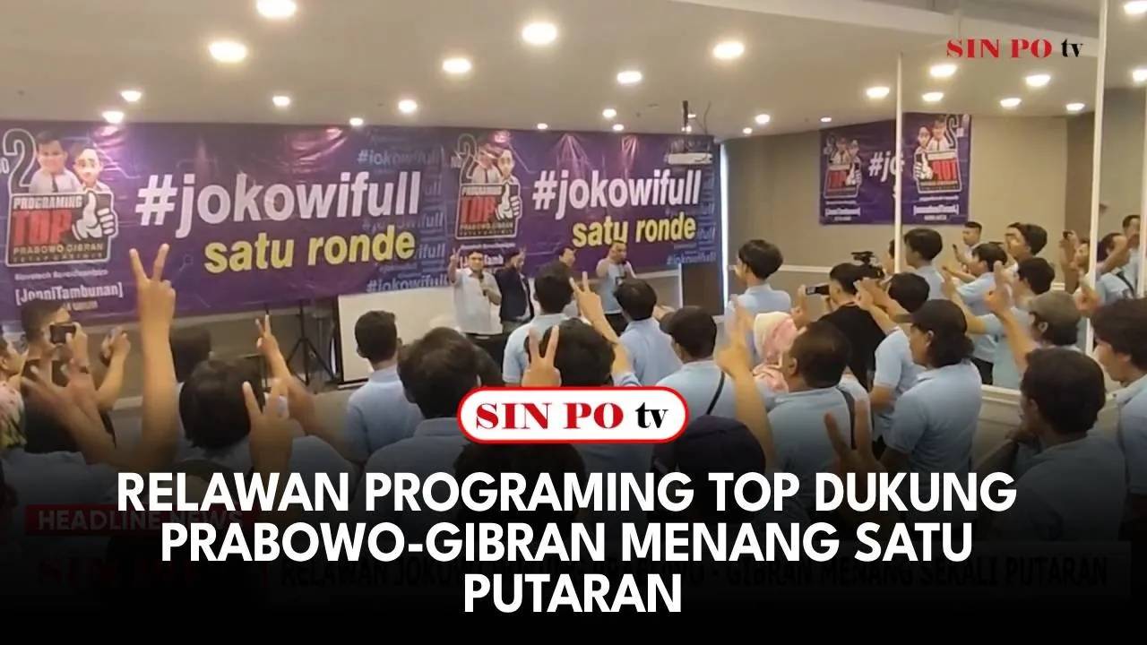 Relawan Programing Top Dukung Prabowo-Gibran Menang Satu Putaran