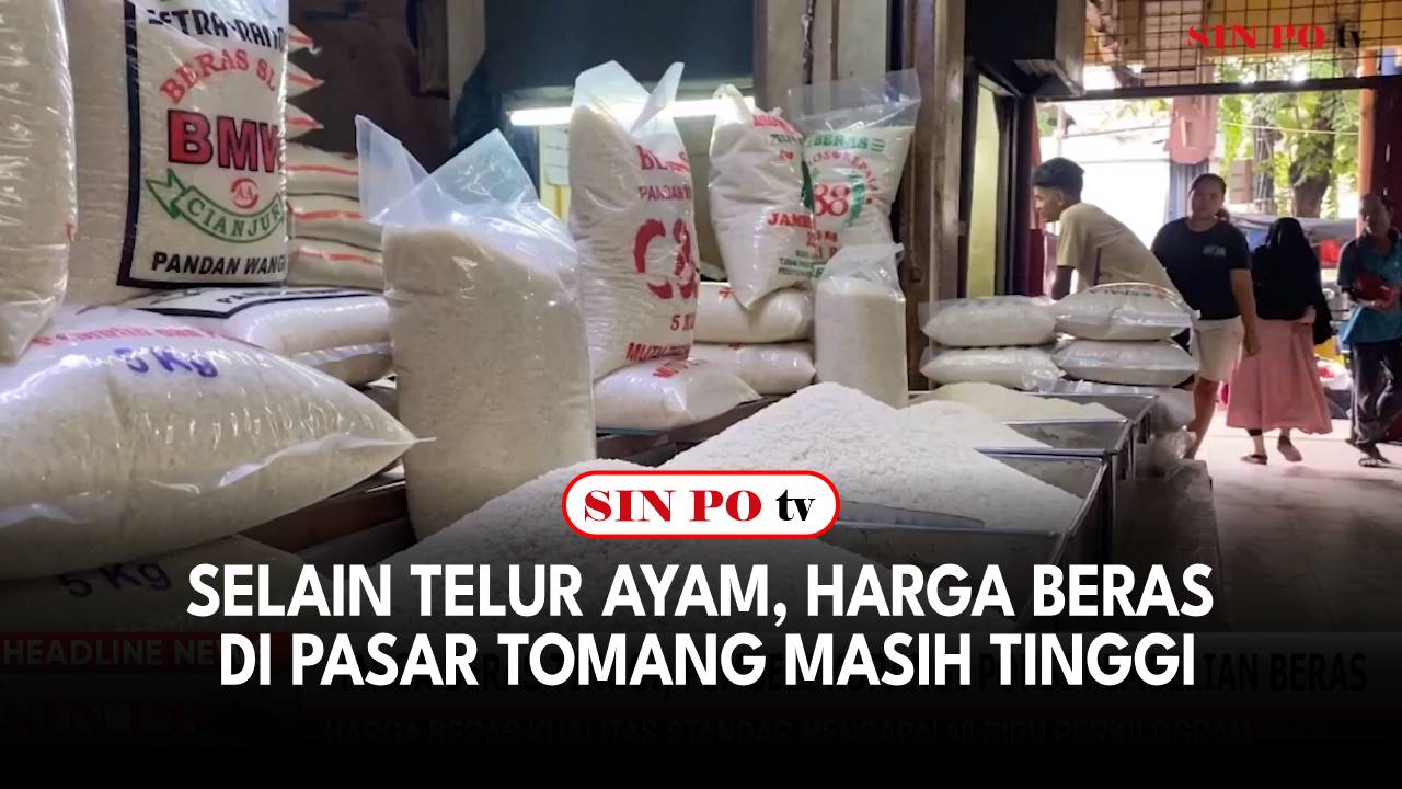 Selain Telur Ayam, Harga Beras di Pasar Tomang Masih Tinggi