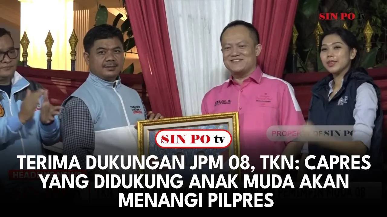 Terima Dukungan JPM 08, TKN: Capres Yang Didukung Anak Muda Akan Menangi Pilpres