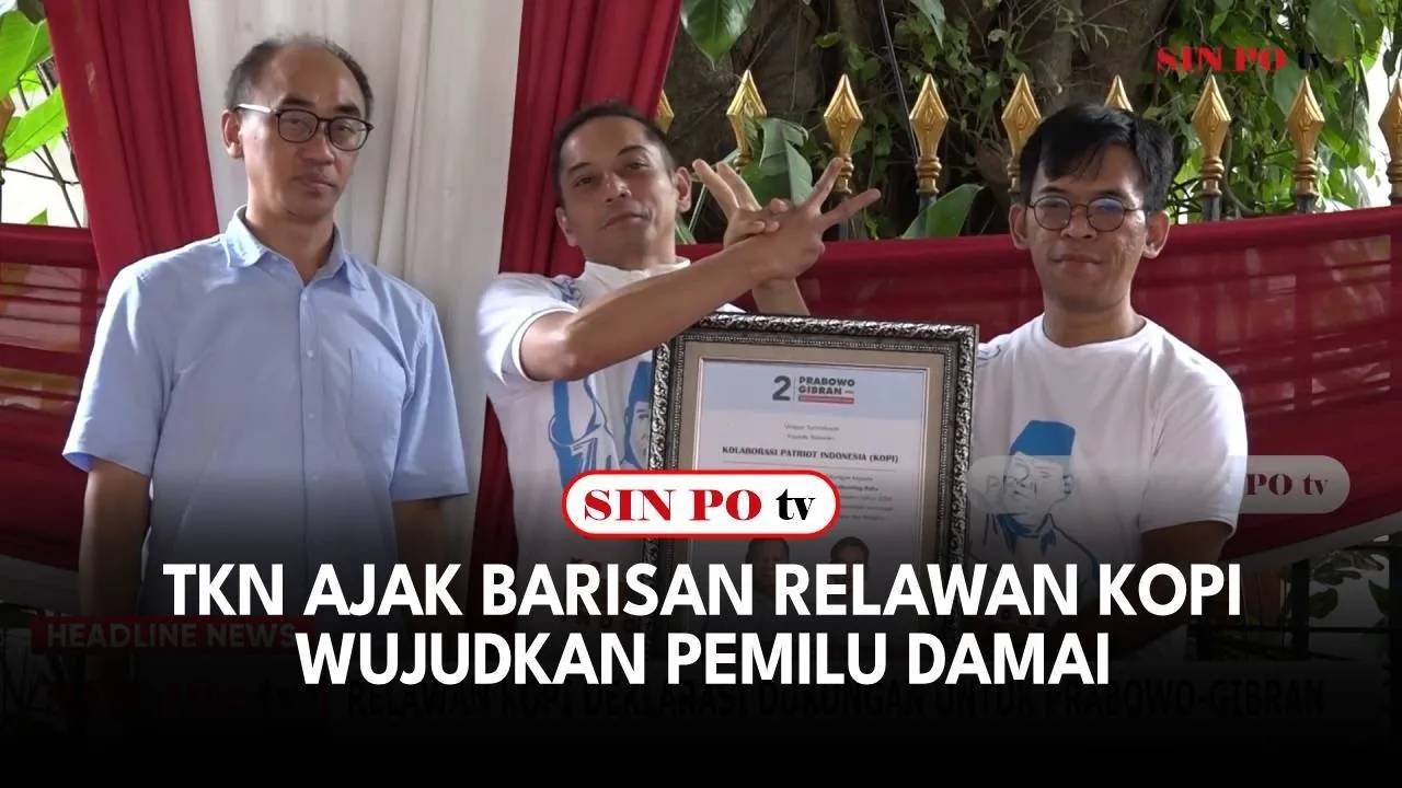 TKN Ajak Barisan Relawan Kopi Wujudkan Pemilu Damai