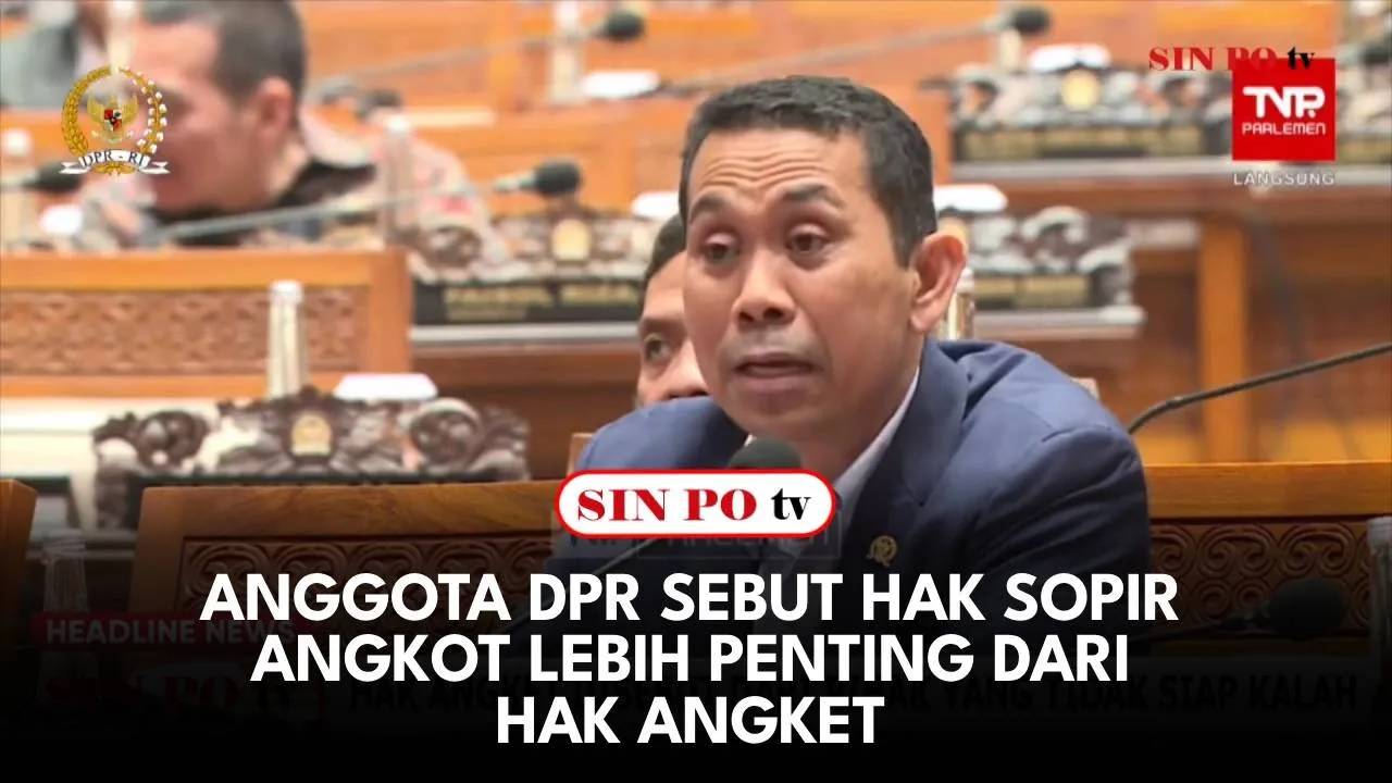 Anggota DPR Sebut Hak Sopir Angkot Lebih Penting Dari Hak Angket