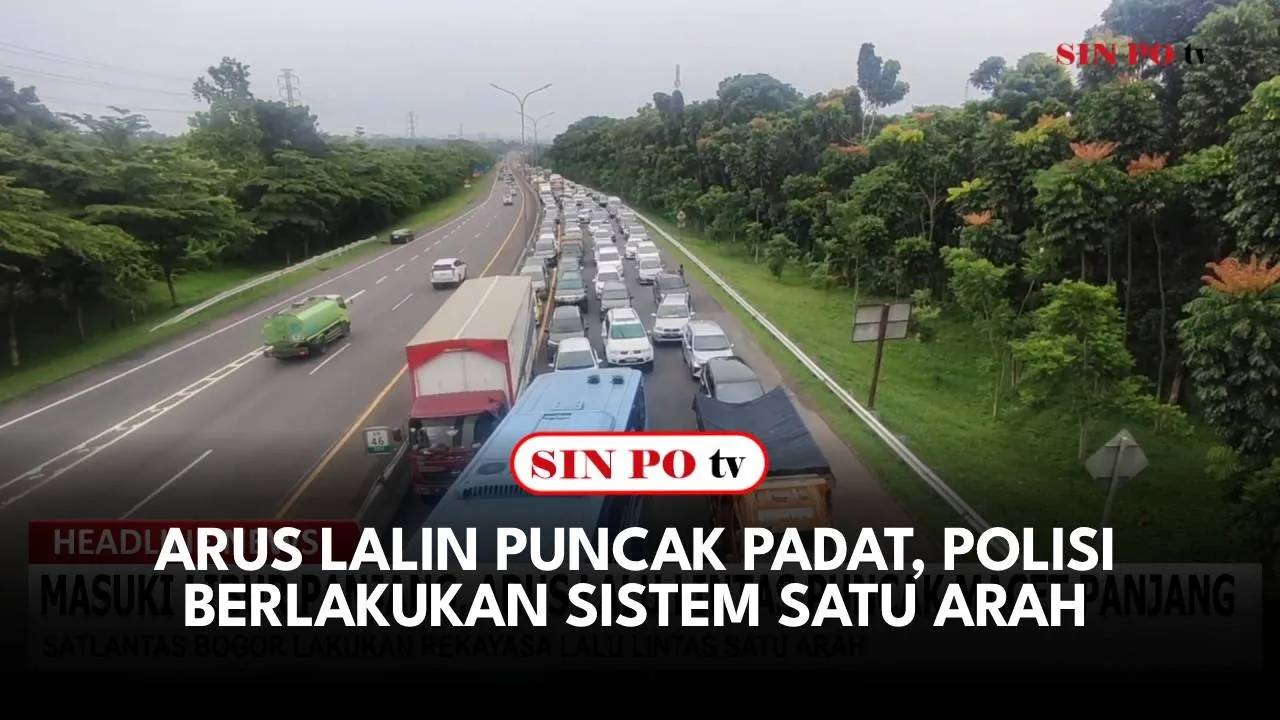 Arus Lalin Puncak Padat, Polisi Berlakukan Sistem Satu Arah