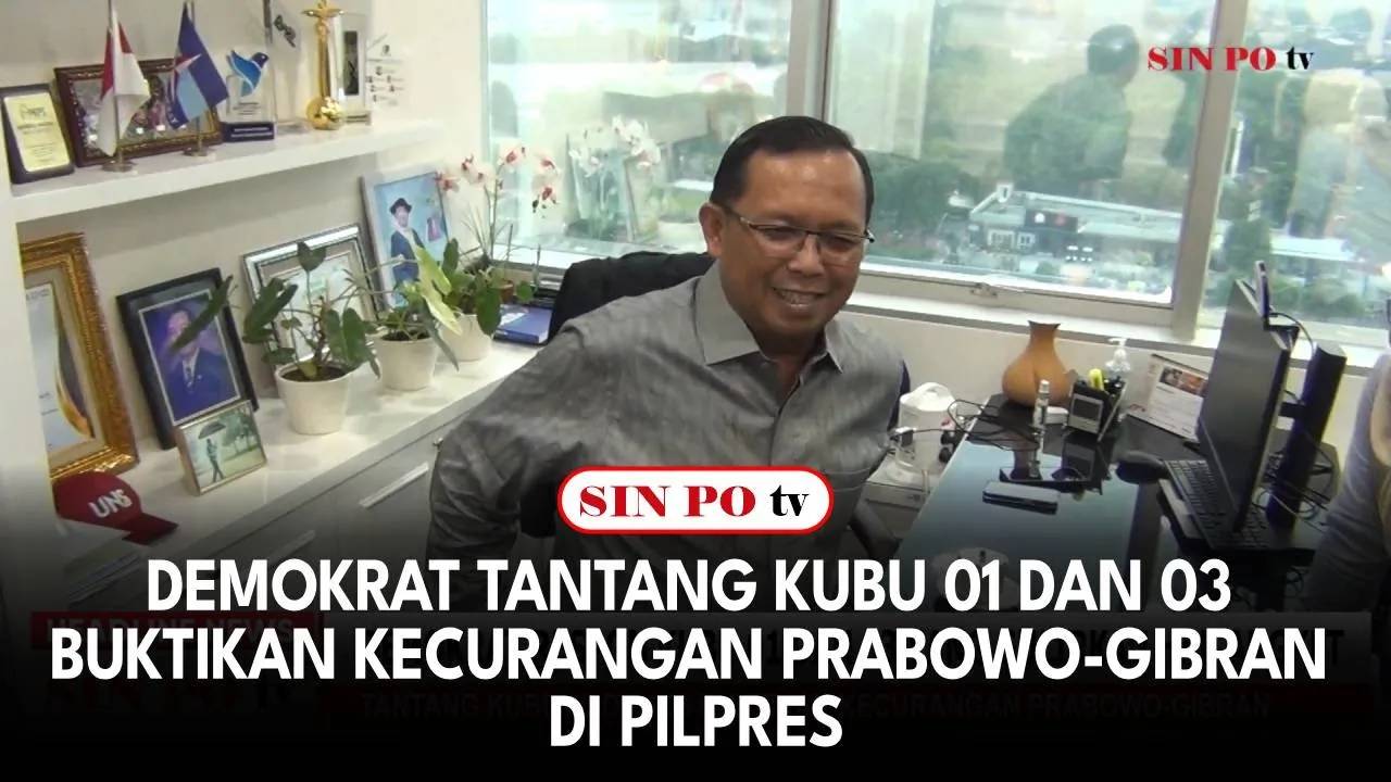 Demokrat Tantang Kubu 01 dan 03 Buktikan Kecurangan Prabowo-Gibran di Pilpres