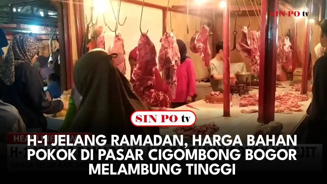 H-1 Jelang Ramadan, Harga Bahan Pokok di Pasar Cigombong Bogor Melambung Tinggi