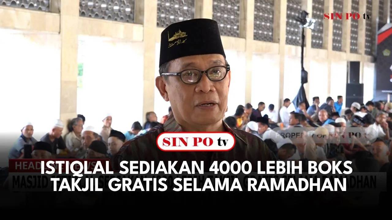 Istiqlal Sediakan 4000 Lebih Boks Takjil Gratis Selama Ramadhan