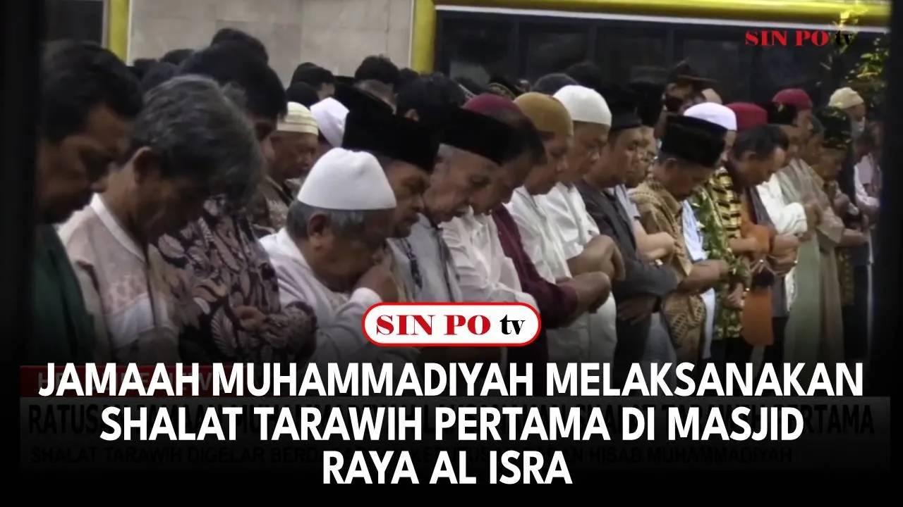 Jamaah Muhammadiyah Melaksanakan Shalat Tarawih Pertama Di Masjid Al Isra Tanjung Duren