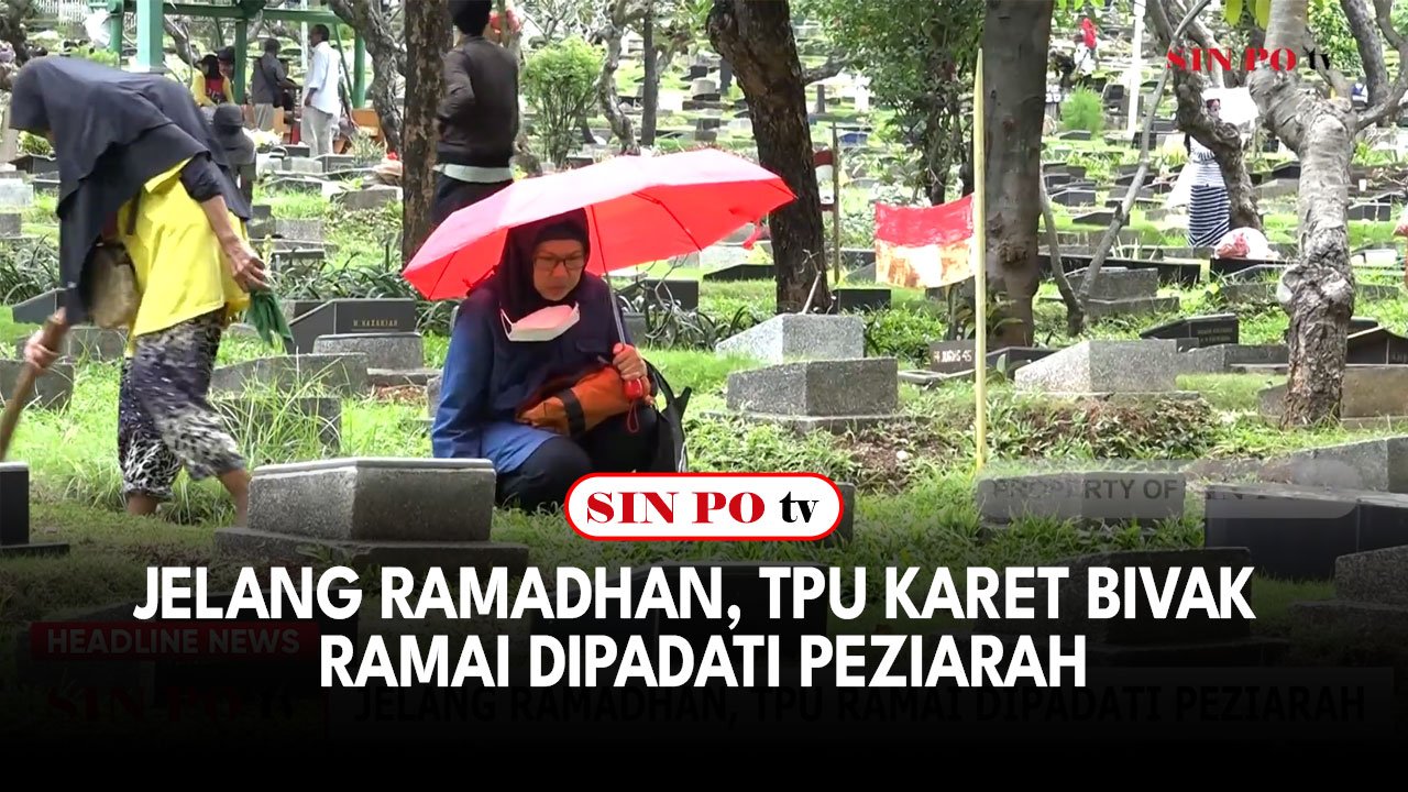 Jelang Ramadhan, TPU Karet BivaK Ramai Dipadati Peziarah