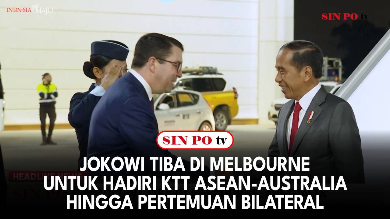 Jokowi Tiba di Melbourne Untuk Hadiri KTT ASEAN-Australia Hingga Pertemuan Bilateral