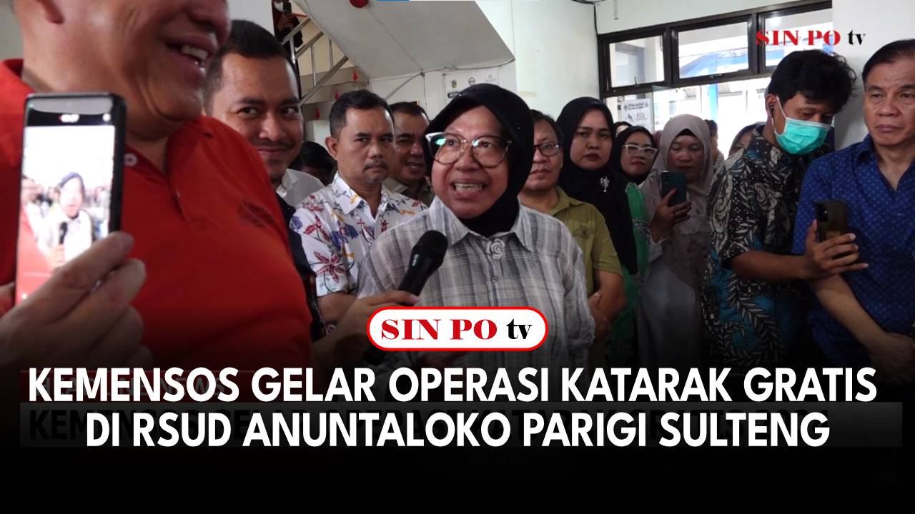 Kemensos Gelar Operasi Katarak Gratis di RSUD Anuntaloko Parigi Sulteng