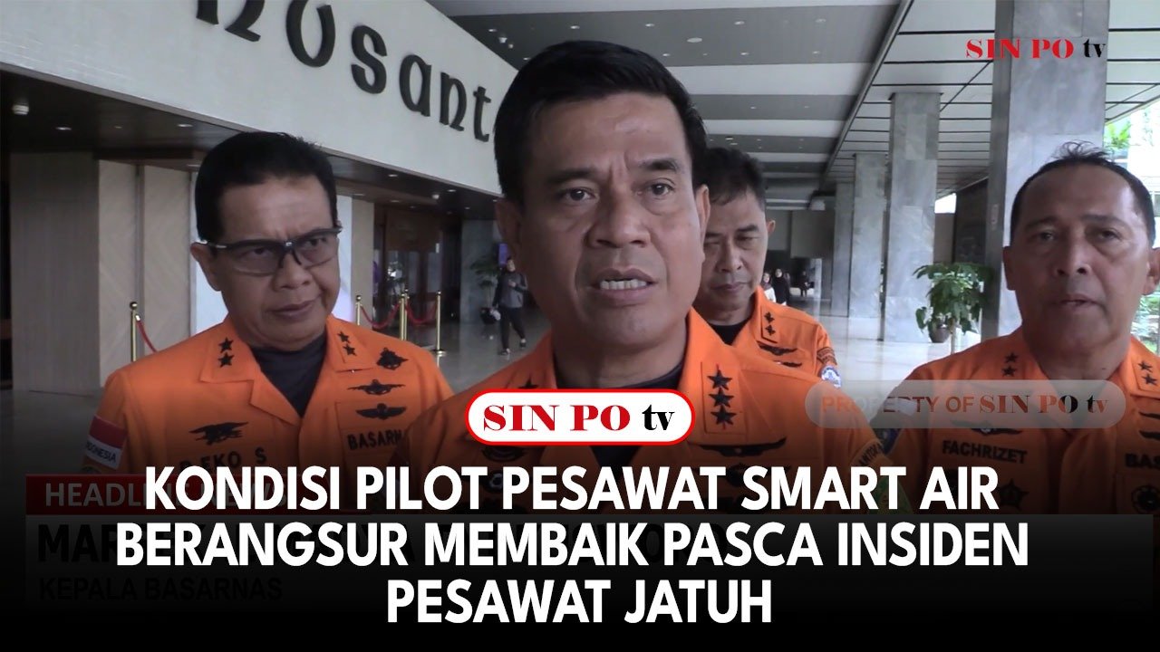 Kondisi Pilot Pesawat Smart Air Berangsur Membaik Pasca Insiden Pesawat Jatuh