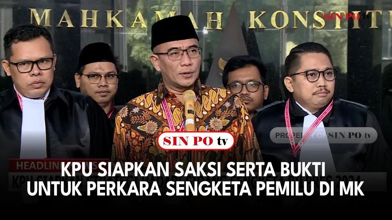 Ketua KPU Hasyim Asy’ari mengatakan pihaknya akan menyiapkan sejumlah bukti, saksi
