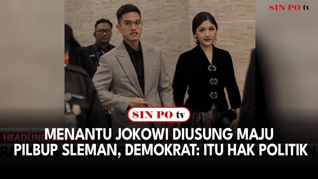 Menantu Jokowi Diusung Maju Pilbup Sleman, Demokrat: Itu Hak Politik