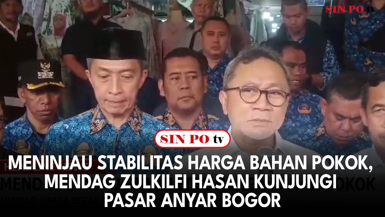 Meninjau Stabilitas Harga Bahan Pokok, Mendag Zulkilfi Hasan Kunjungi Pasar Anyar Bogor